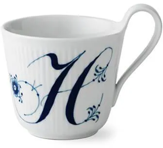 Royal Copenhagen Alfabet Kollektion krus 33 cl - H