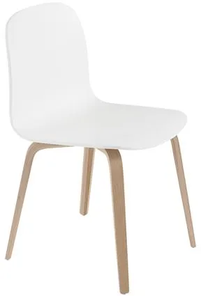 Muuto Visu Spisestuestol med Trebase Hvit/Eik